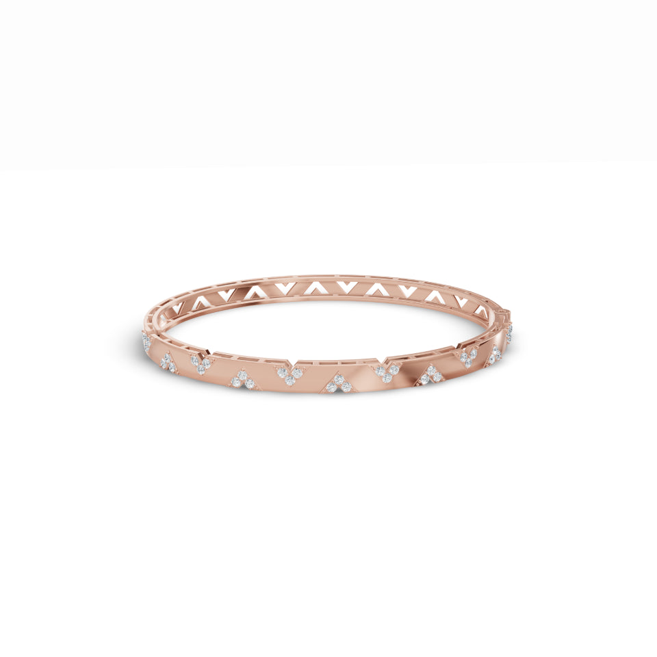 Three-Diamond Cluster Bracelet