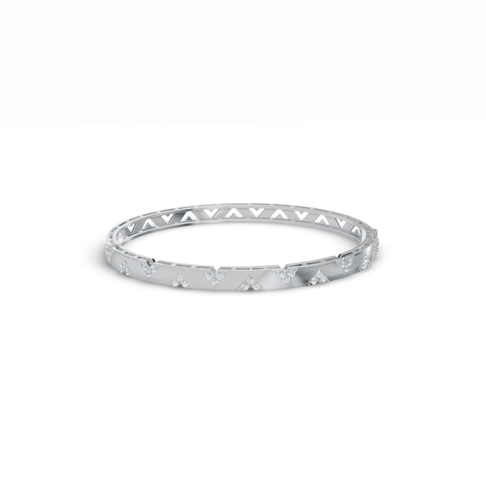 Three-Diamond Cluster Bracelet