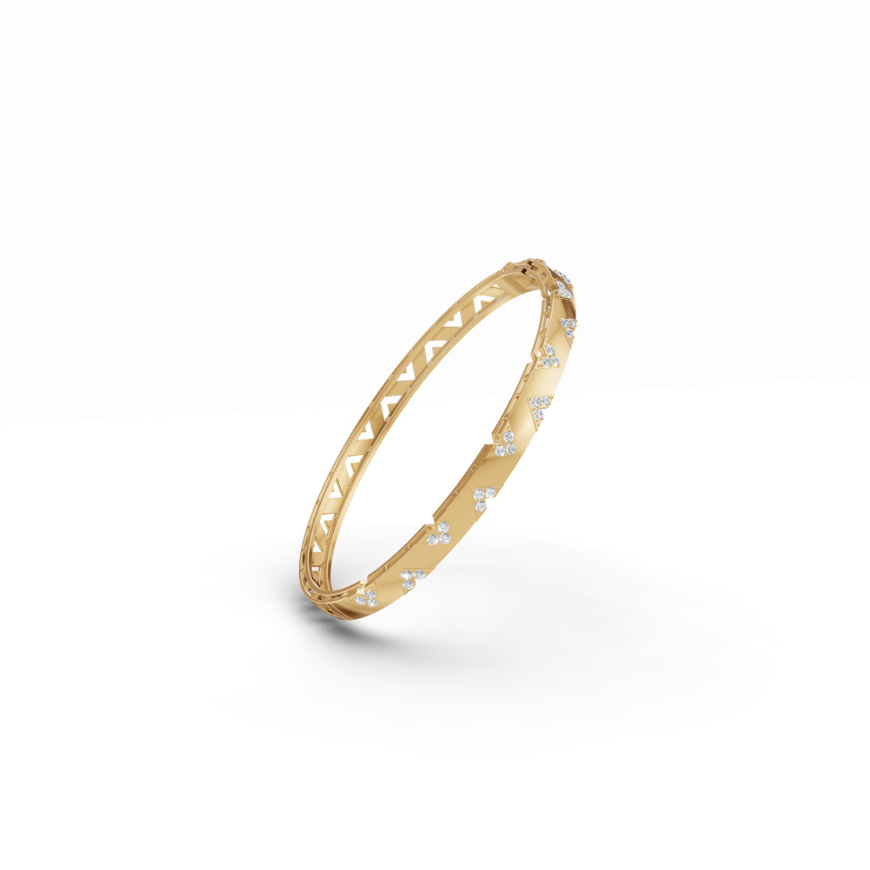 Three-Diamond Cluster Bracelet