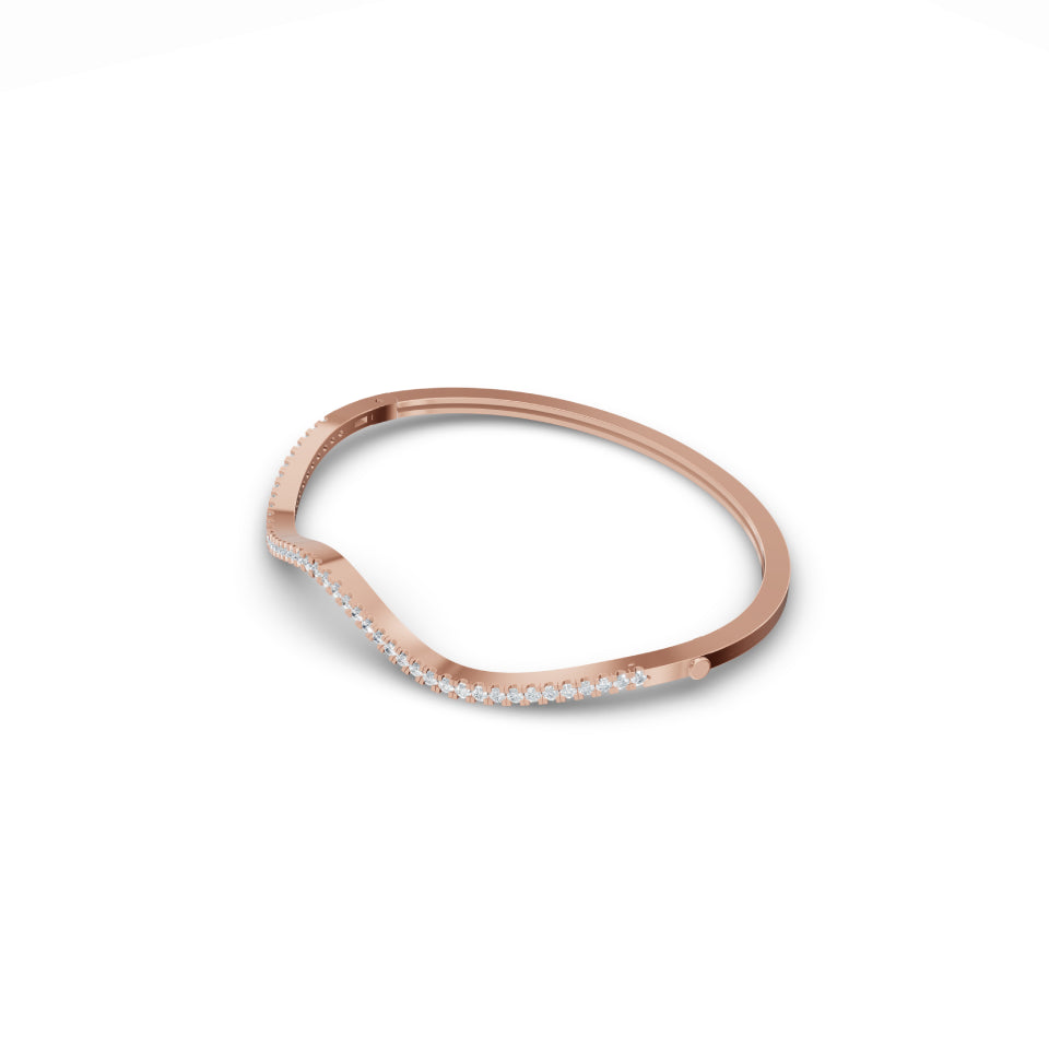 Wavy Diamond Bracelet