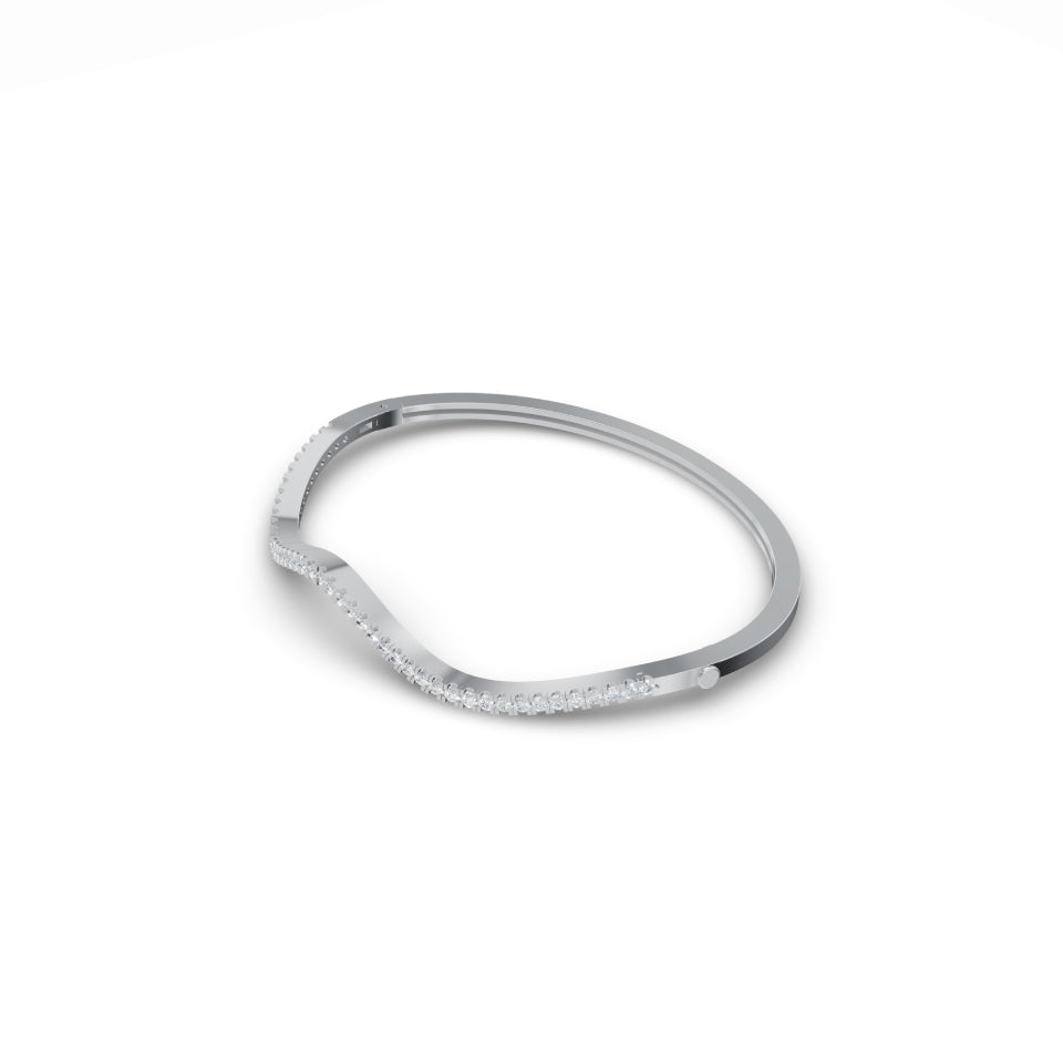 Wavy Diamond Bracelet