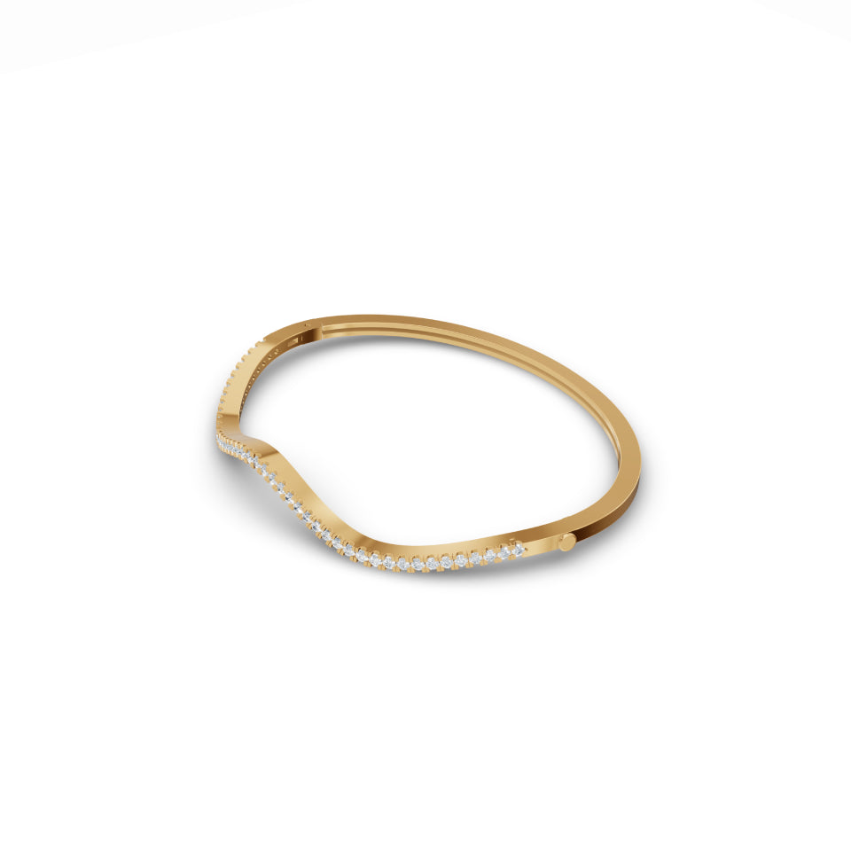 Wavy Diamond Bracelet