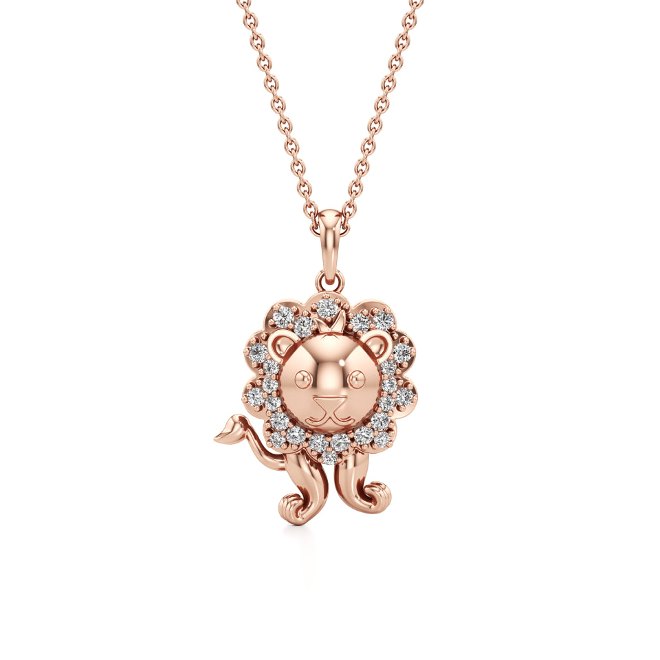 Simba's Pride Diamond Pendant