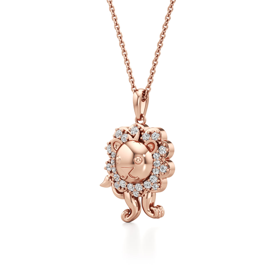 Simba's Pride Diamond Pendant