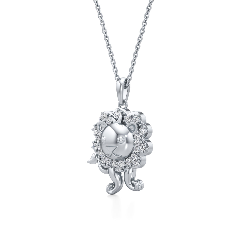 Simba's Pride Diamond Pendant