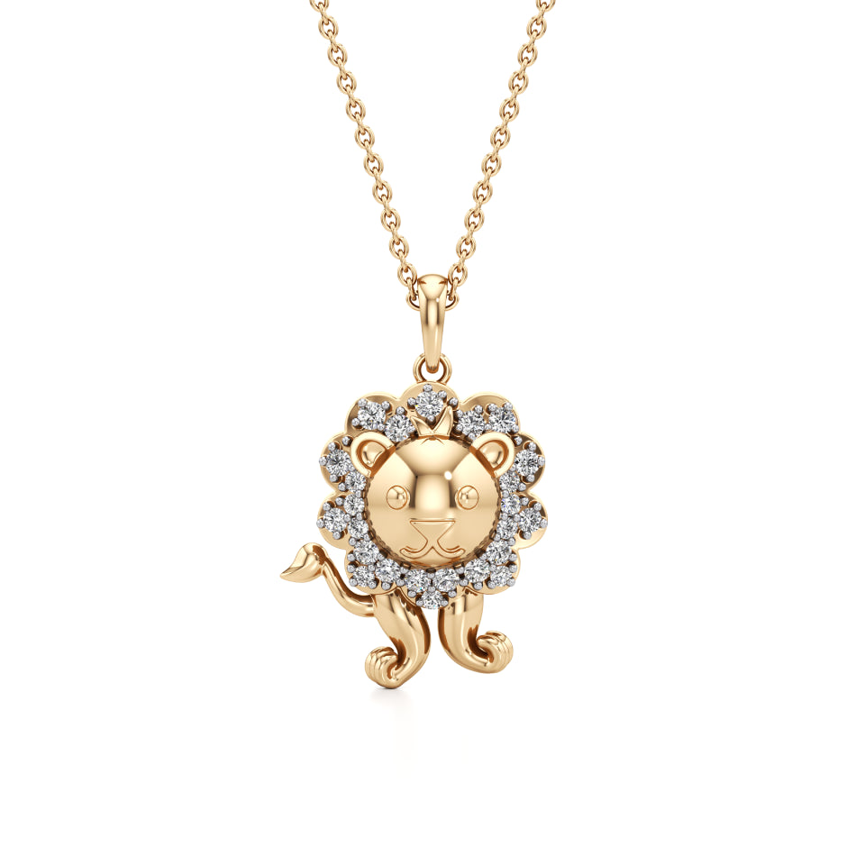Simba's Pride Diamond Pendant