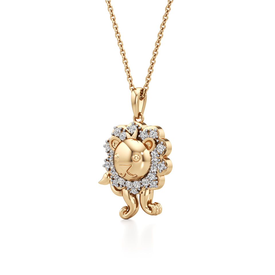 Simba's Pride Diamond Pendant