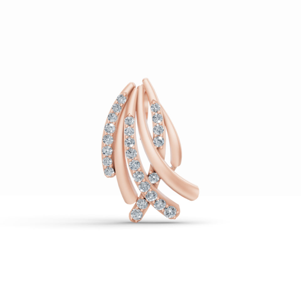 Criss Cross Diamond Pendant