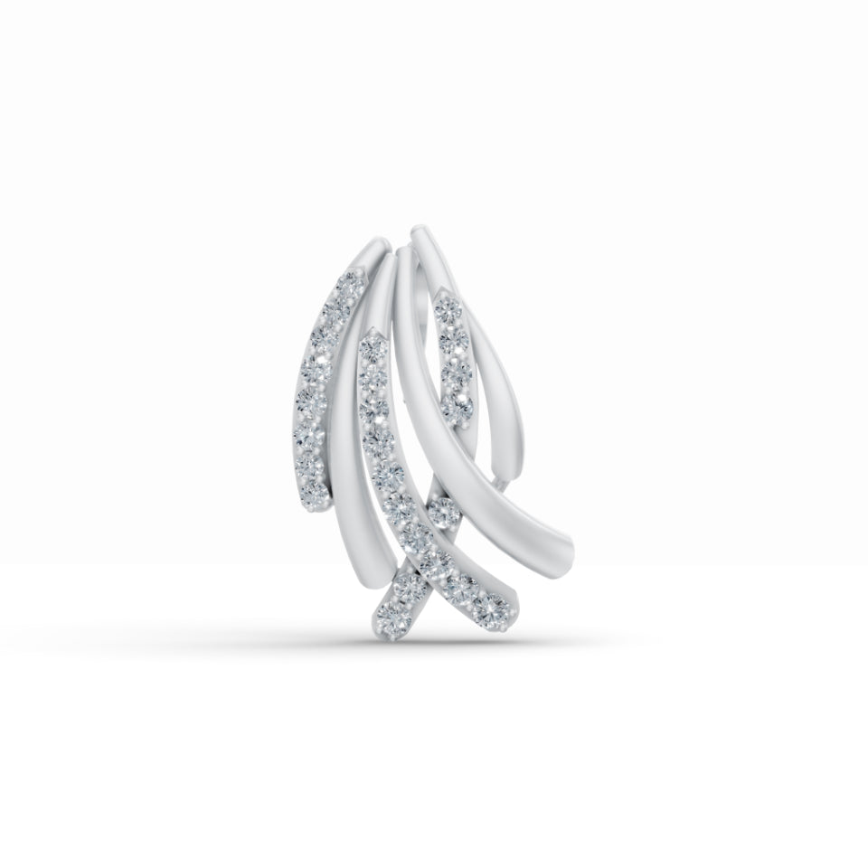 Criss Cross Diamond Pendant