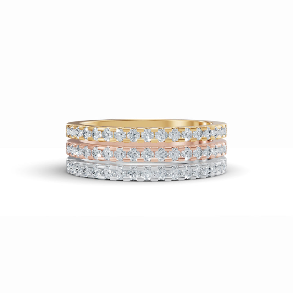 Classic Love Half Eternity Diamond Band