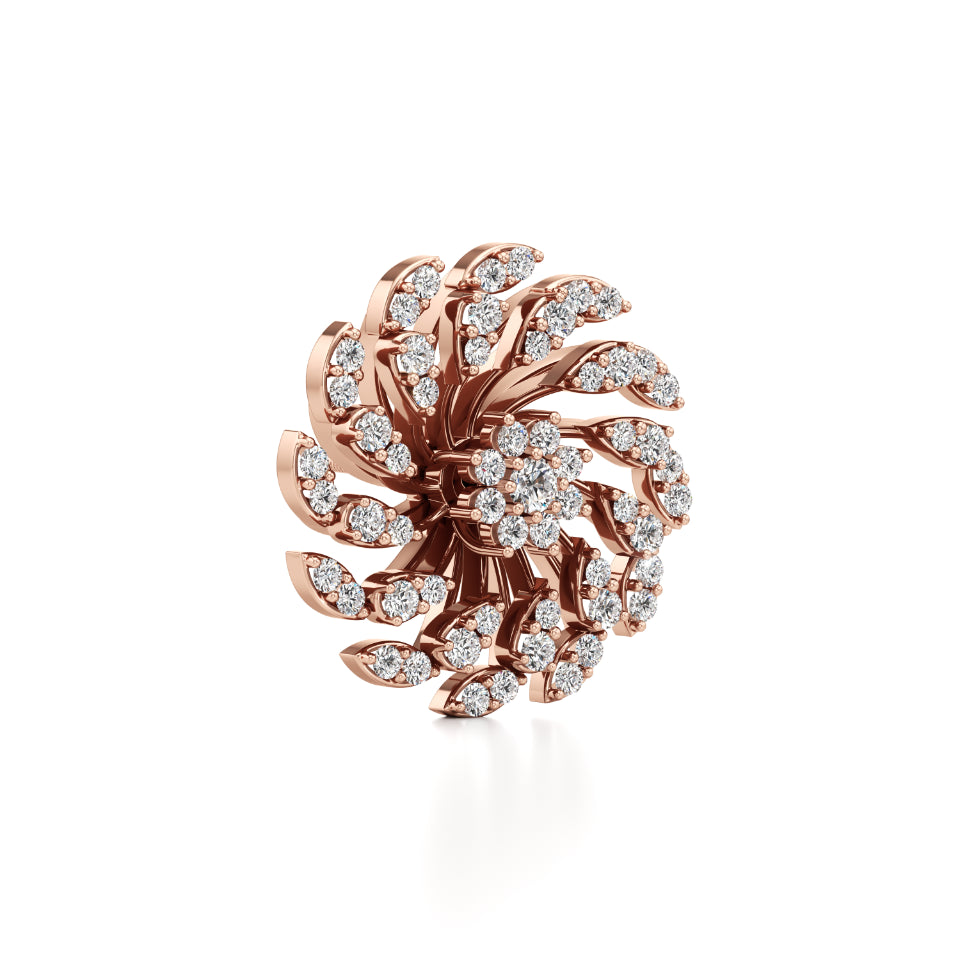 Charkha Garden Diamond Earrings