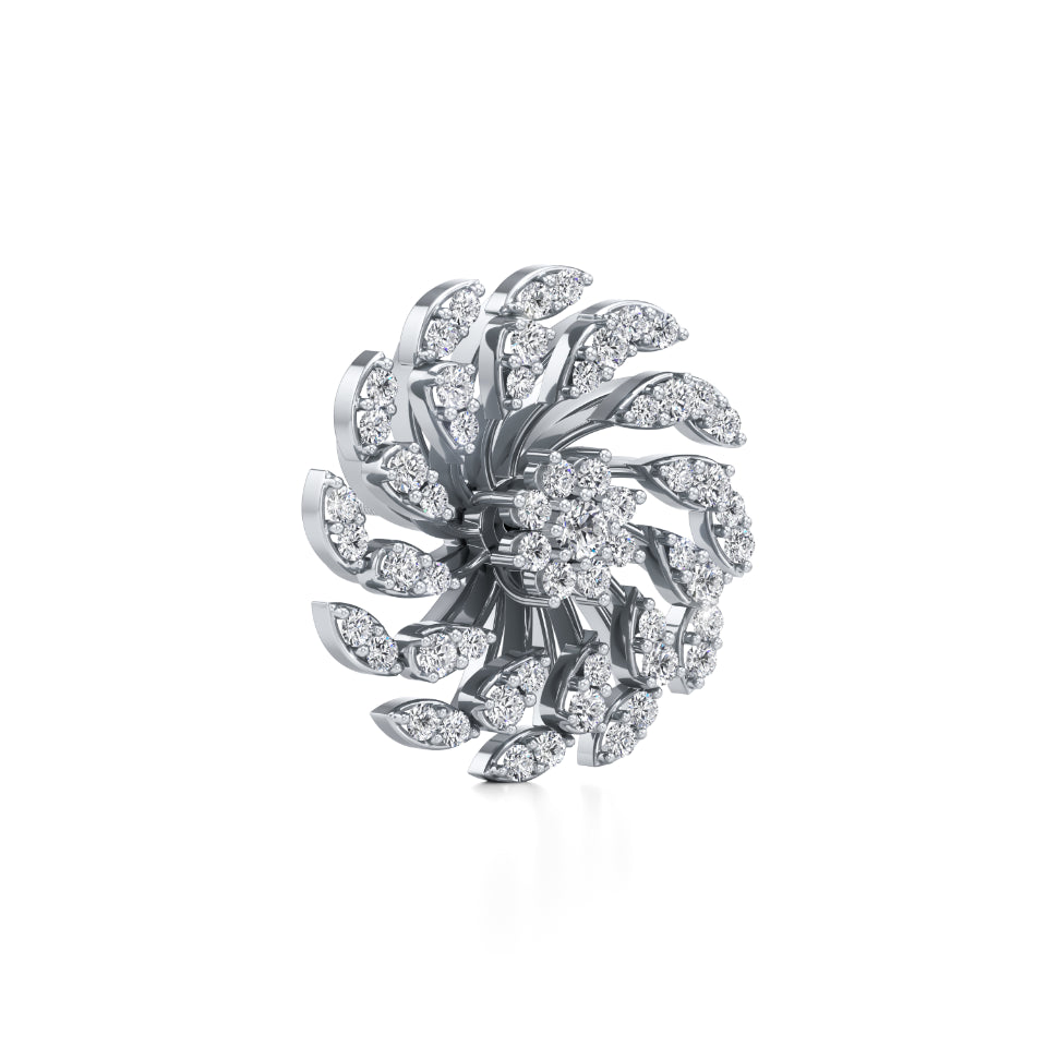 Charkha Garden Diamond Earrings