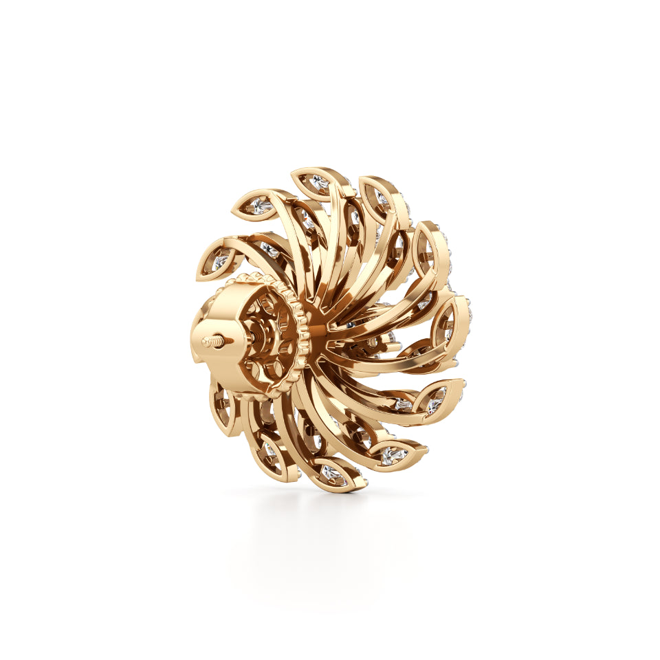 Charkha Garden Diamond Earrings