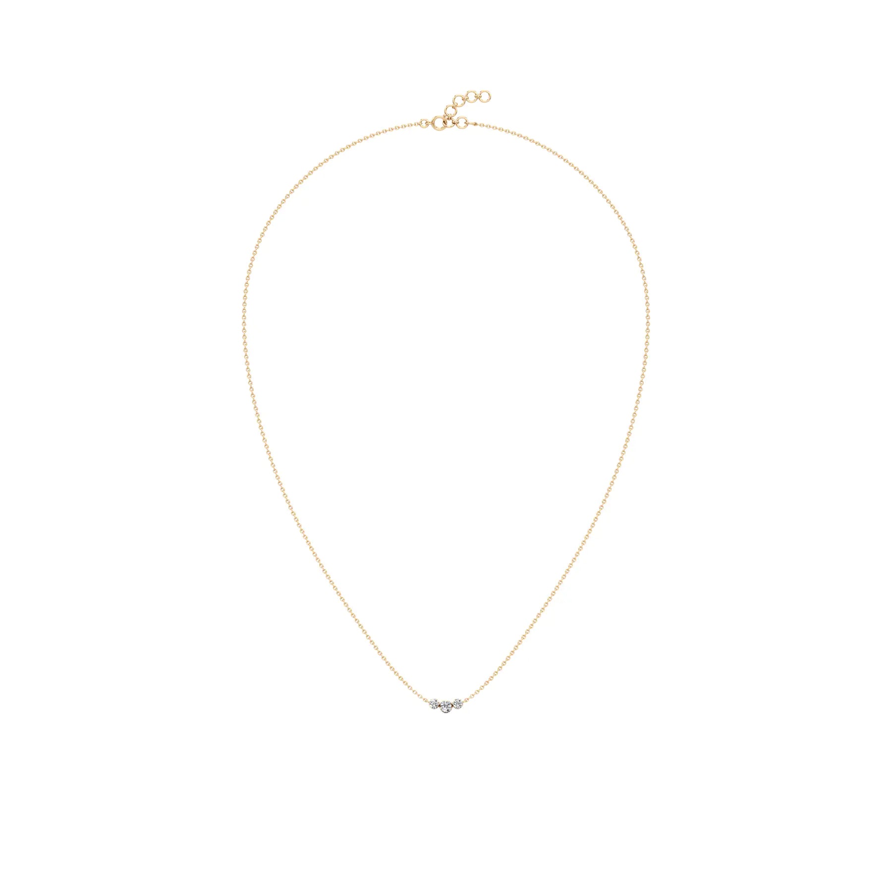 Trio Sparkle Diamond Chain