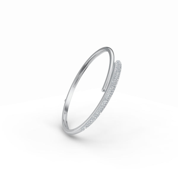 Sleek Diamond Cuff Diamond Bracelet