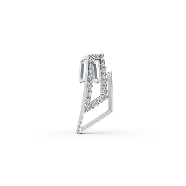 Geo Frame Diamond Pendant