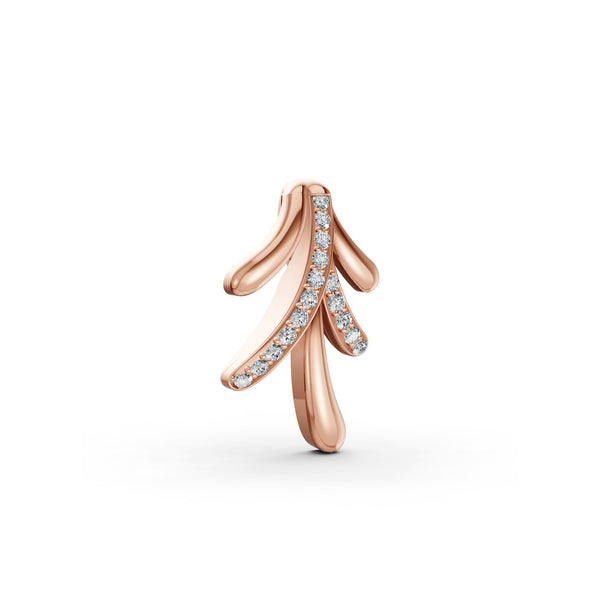 Leaf Cascade Diamond Pendant