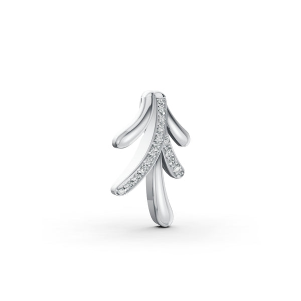 Leaf Cascade Diamond Pendant
