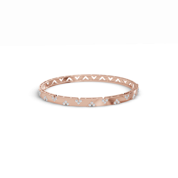 Three-Diamond Cluster Bracelet