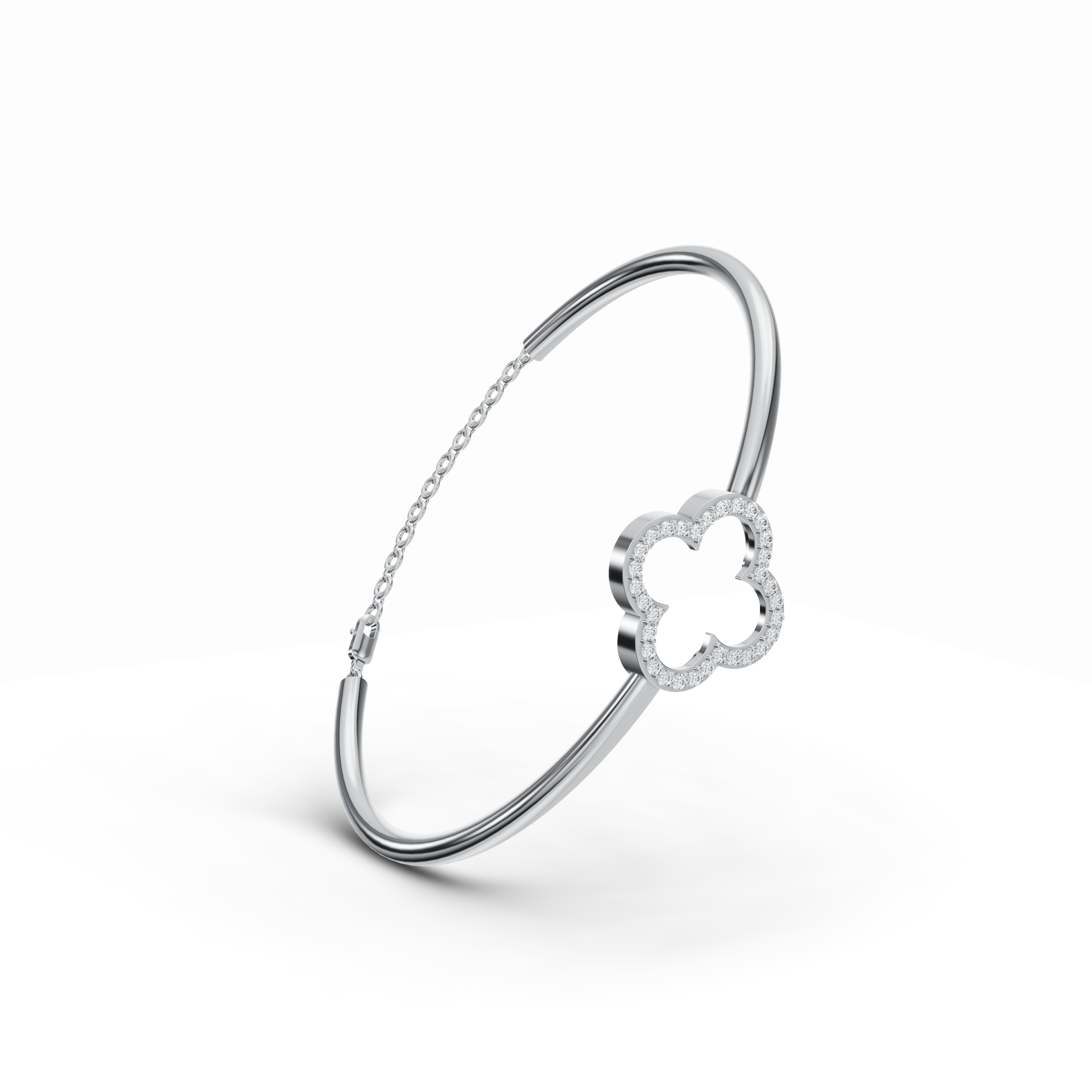 Clover Leaf Diamond Bracelet