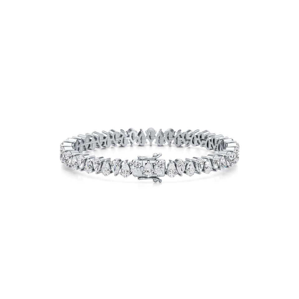 Pears Tennis Diamond Bracelet