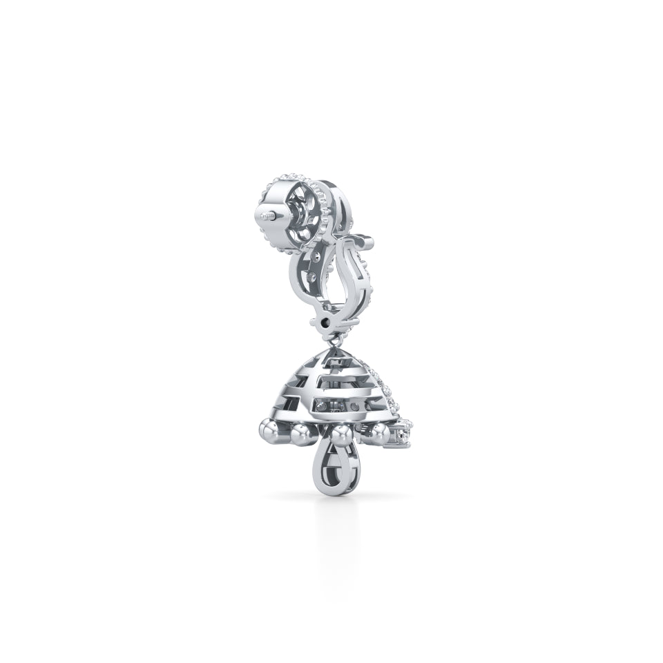 Bling Jhumka Diamond Earrings