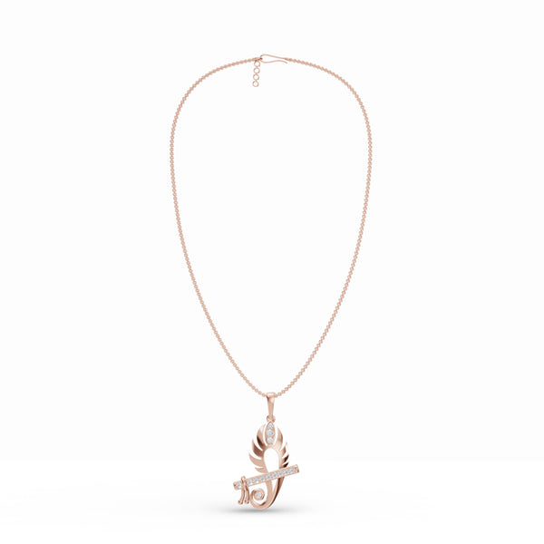 Krishna's Grace Diamond Pendant