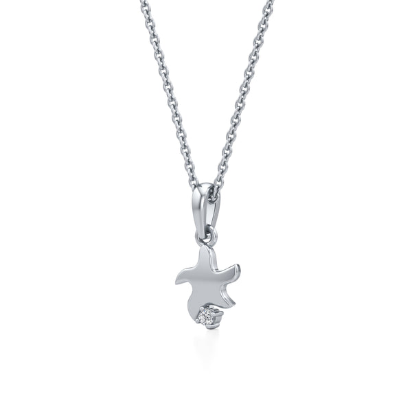 Wishing Star & Sparkle Diamond Pendant
