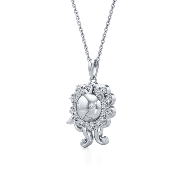 Simba's Pride Diamond Pendant