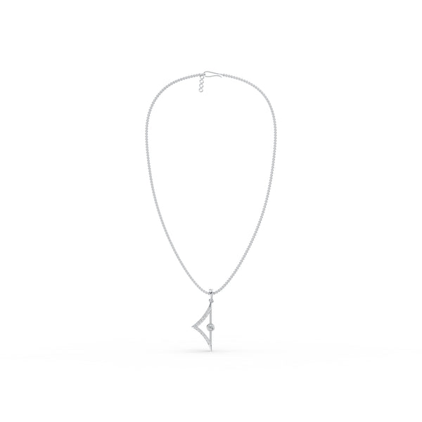 Fancy Geometric Diamond Pendant