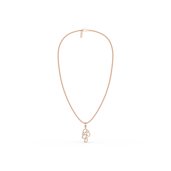 Orbit Cluster Diamond Pendant