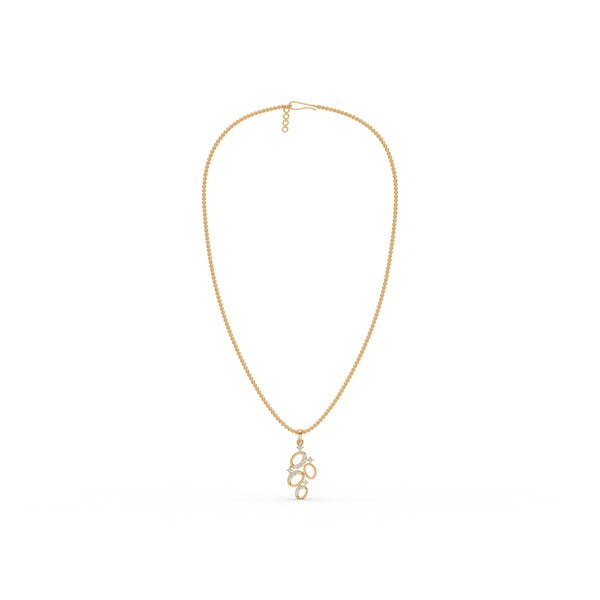 Orbit Cluster Diamond Pendant