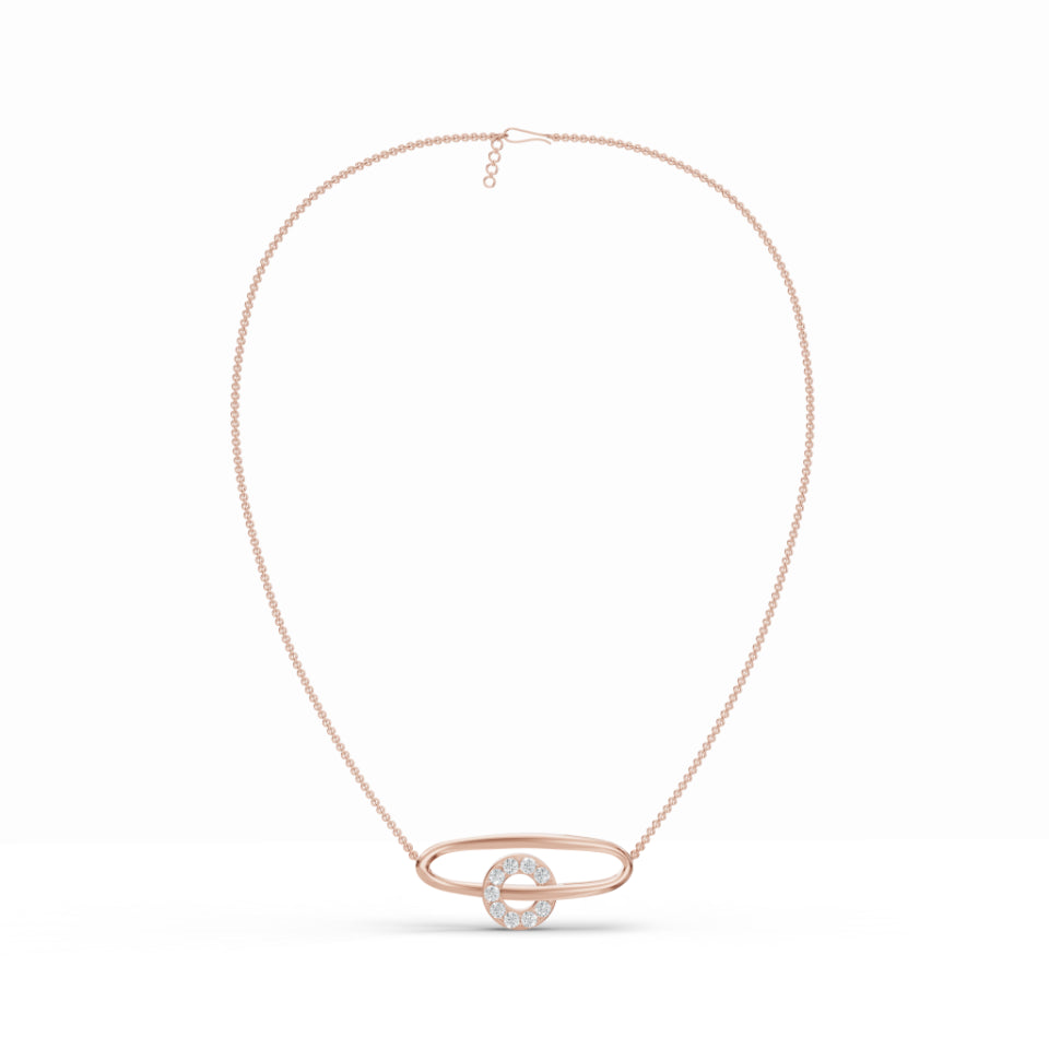 Spinning Circle Diamond Pendant