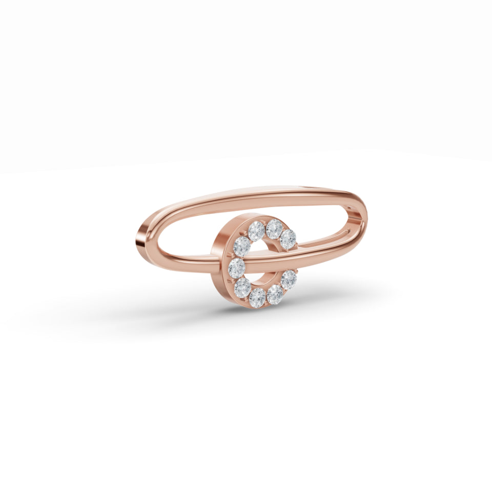 Spinning Circle Diamond Pendant