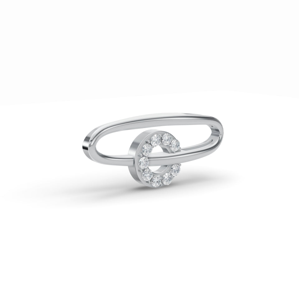 Spinning Circle Diamond Pendant