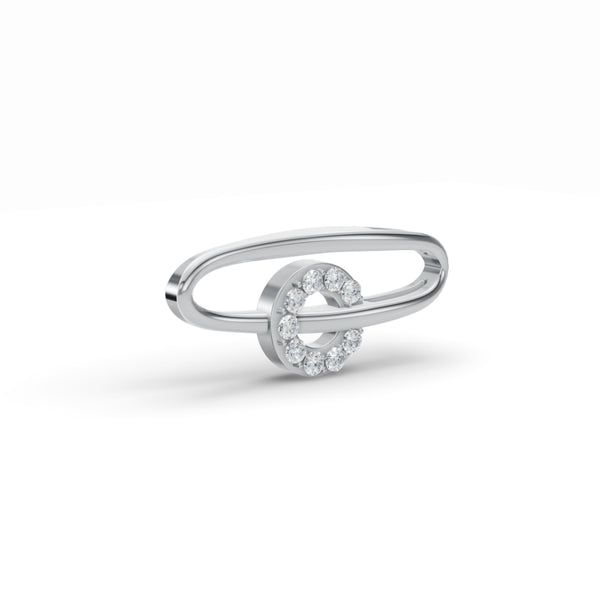 Spinning Circle Diamond Pendant
