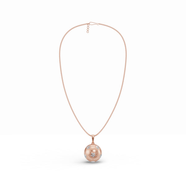 Touchdown Football Diamond Pendant