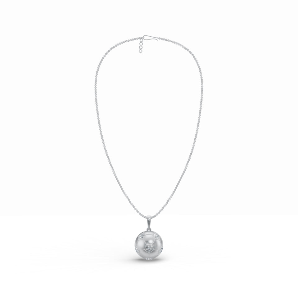 Touchdown Football Diamond Pendant