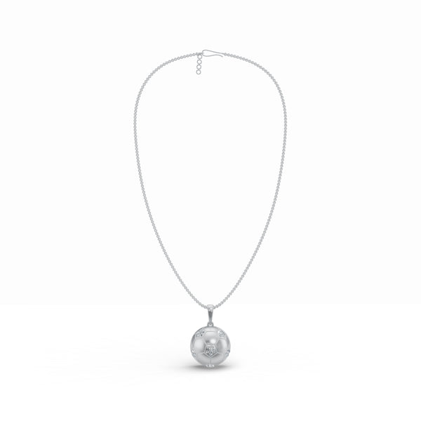 Touchdown Football Diamond Pendant