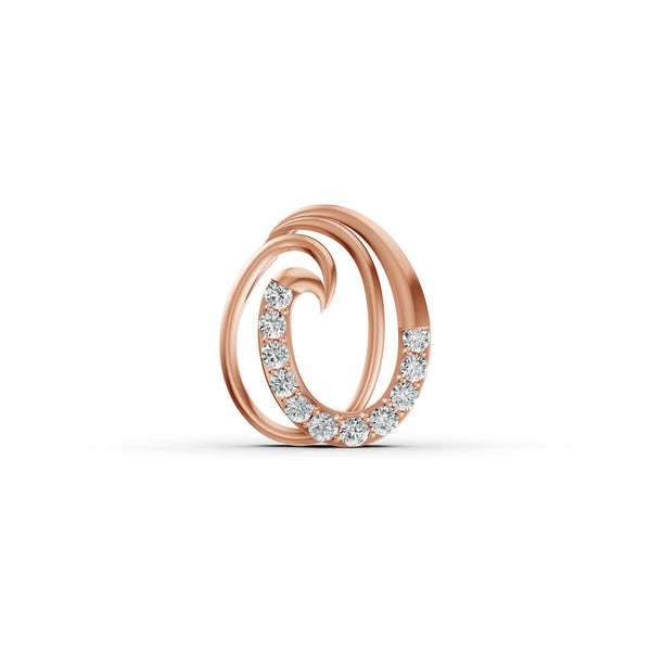 Ocean Wave Diamond Pendant