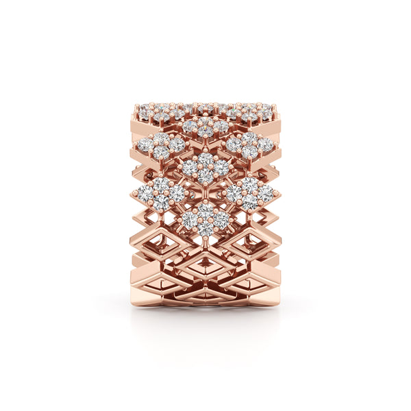 Diamond Cluster Sparkle Ring