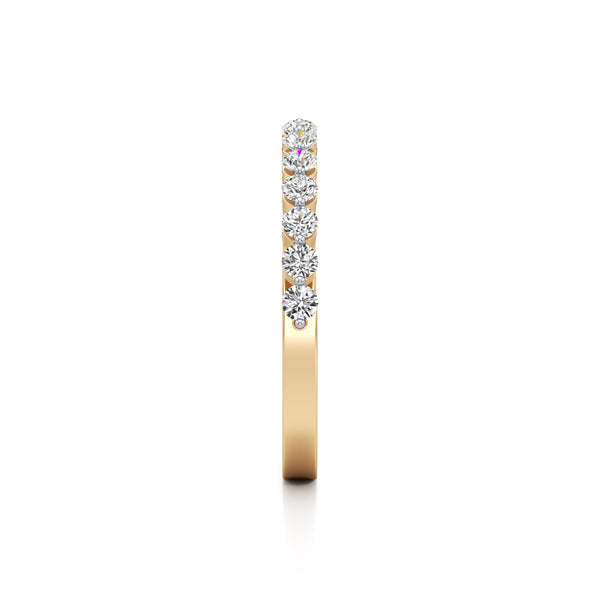 Unconditional Love Half Eternity Diamond Band