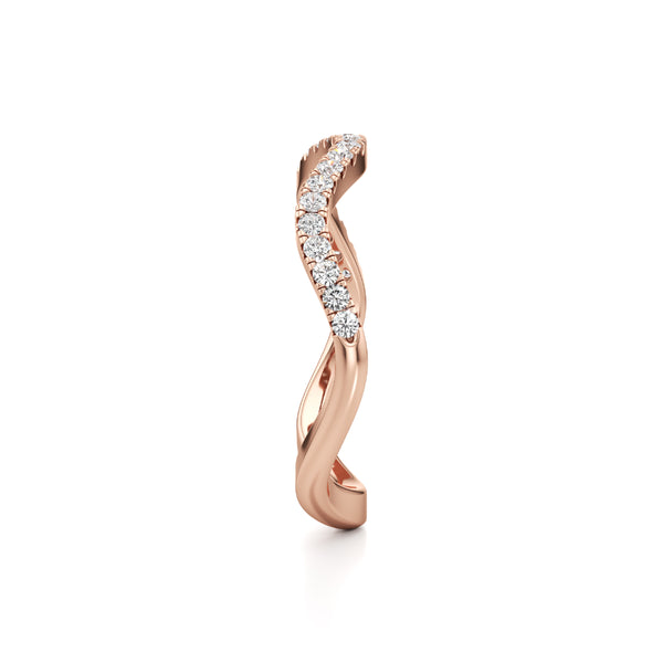 Wavecrest Diamond Ring Band