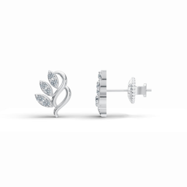 Leaflove Sparky Diamond Earrings