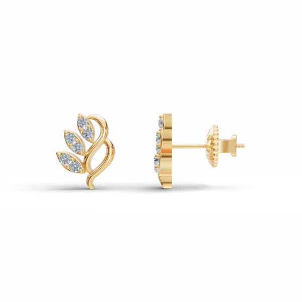 Leaflove Sparky Diamond Earrings