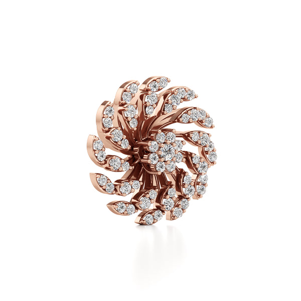 Charkha Garden Diamond Earrings