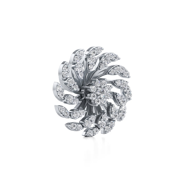 Charkha Garden Diamond Earrings