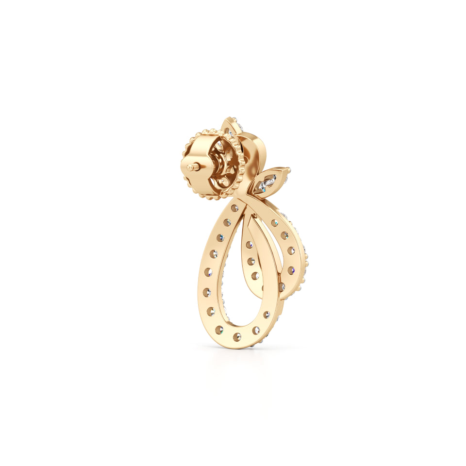 Petal Love Bunch Diamond Earrings
