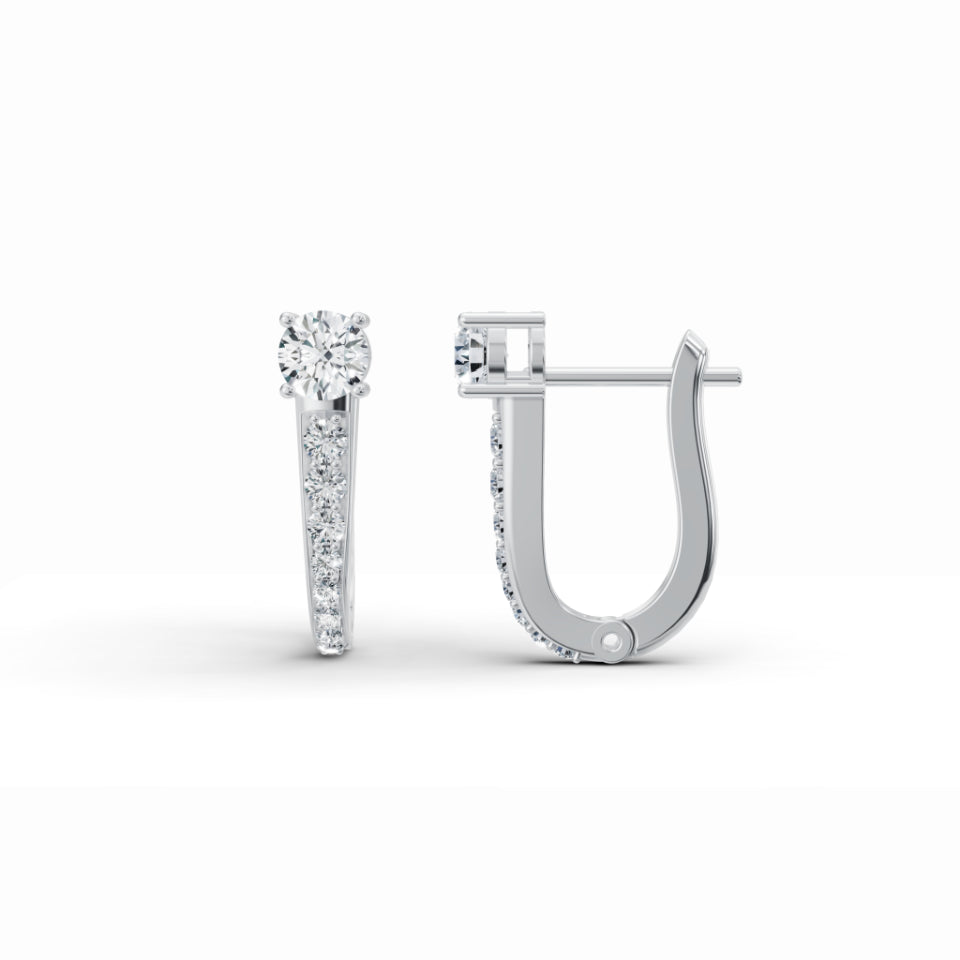 Retro Diamond Stud Earrings
