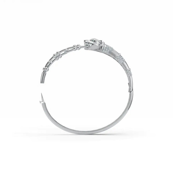 Panthera Power Kada Diamond Bracelet